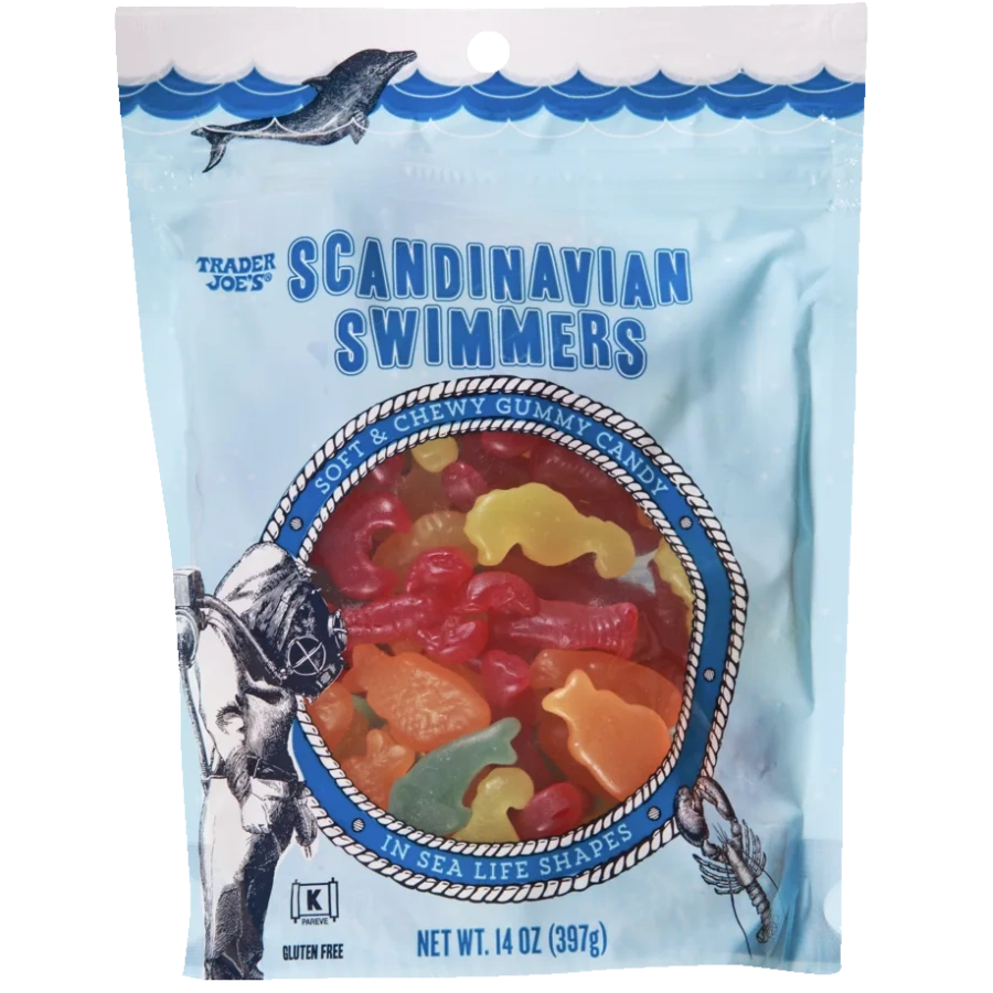 Trader Joe's Scandinavian Swimmers bag